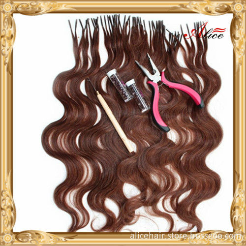 Best sale remy chinese virgin pre bonded hair extension